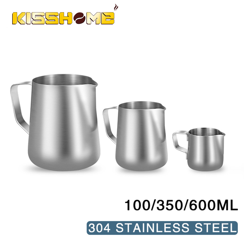 Milk Steaming Pitcher - إبريق رغوة الحليب للقهوة من الفولاذ