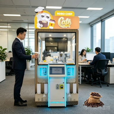 Coffee Equipment Store - ماكينة بيع القهوة التجارية الأوتوماتيكية مع