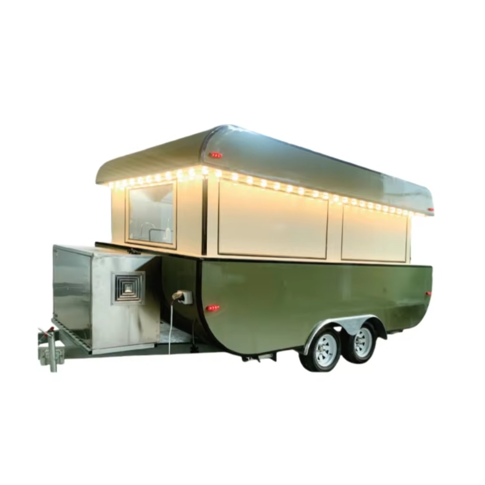 امتياز الغذاء شاحنة مقطورة مجه - مراجعة Coffee Equipment Store وسعره