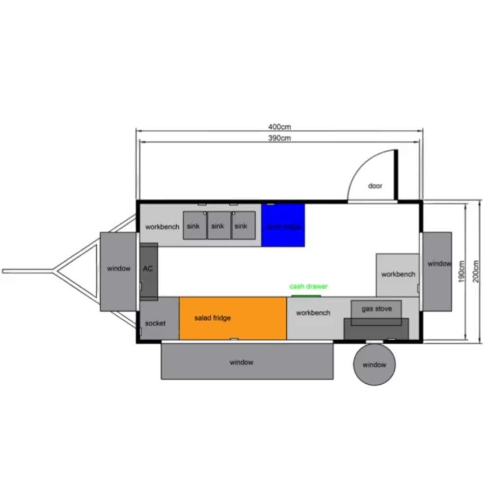 امتياز الغذاء شاحنة مقطورة مجه - مراجعة Coffee Equipment Store وسعره
