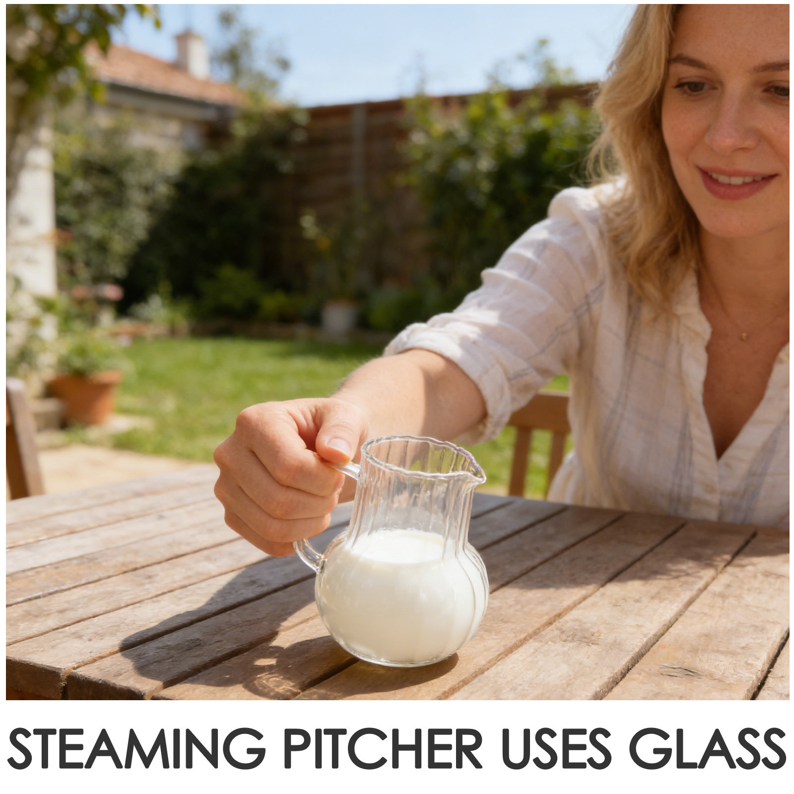 إبريق حليب زجاجي سعة 6.8 أونصة - مراجعة Milk Steaming Pitcher وسعره