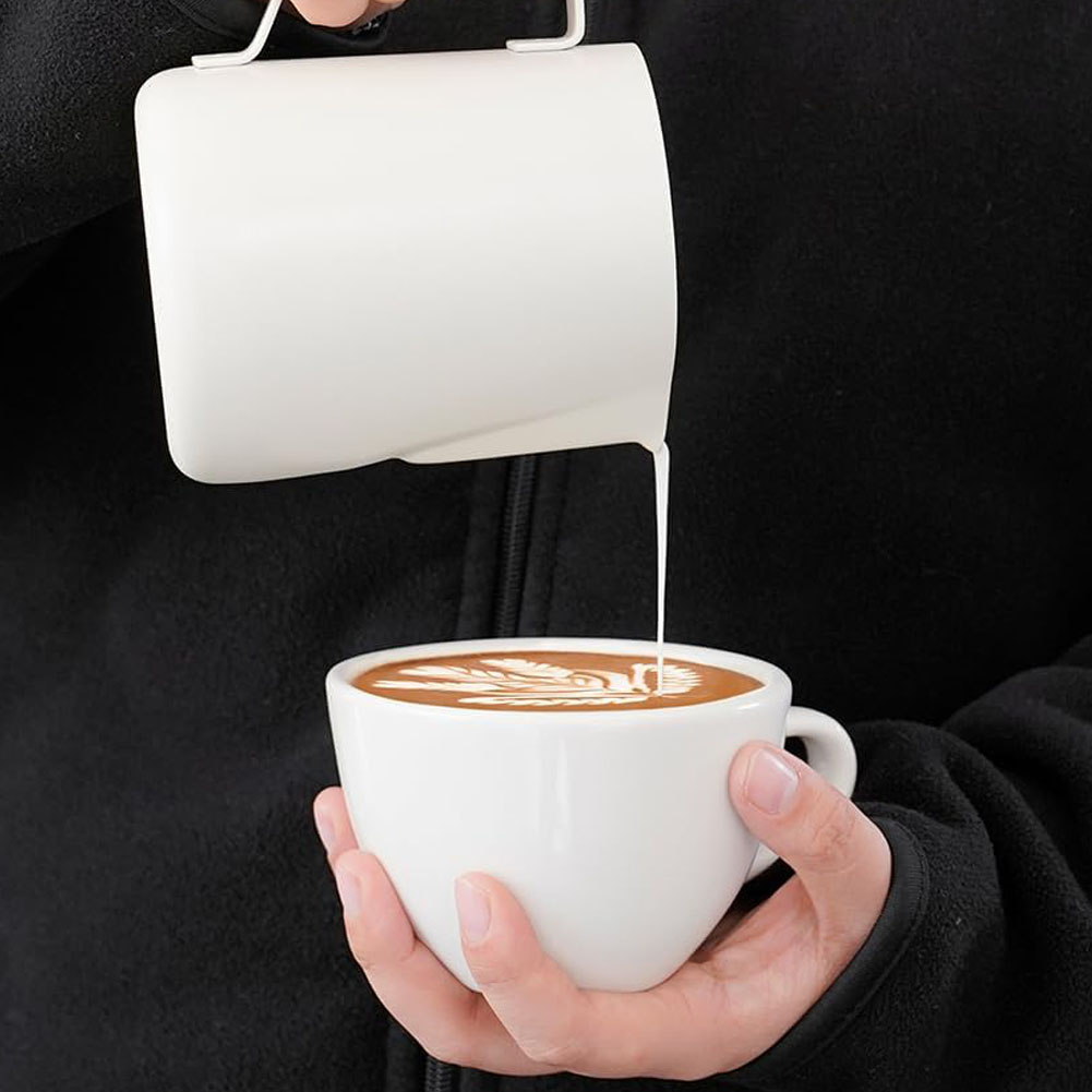 350 مللي/12 أوقية إبريق مزبد ا - مراجعة Milk Steaming Pitcher وسعره