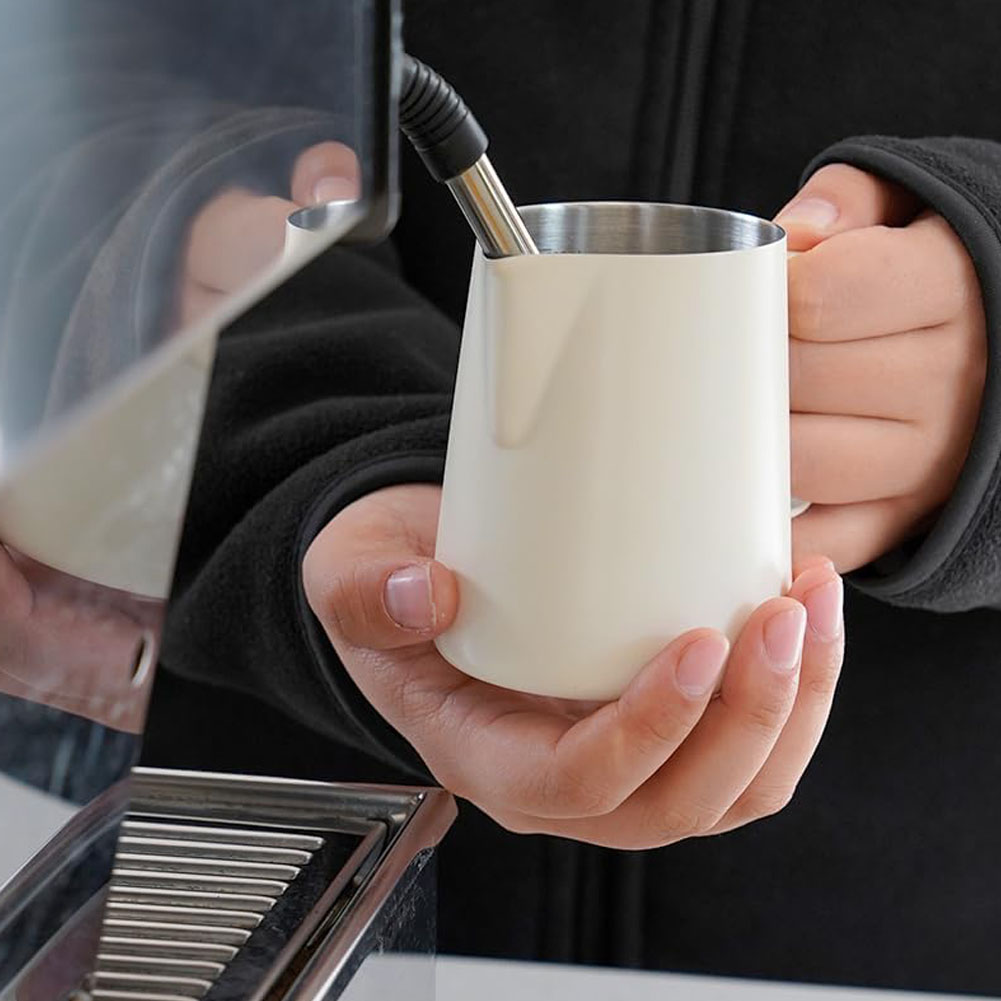 350 مللي/12 أوقية إبريق مزبد ا - مراجعة Milk Steaming Pitcher وسعره