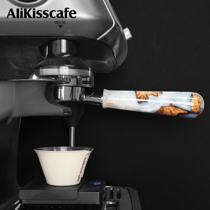 AliKisscafe القهوة Portafilter - مراجعة Naked Portafilter Bottomless وسعره