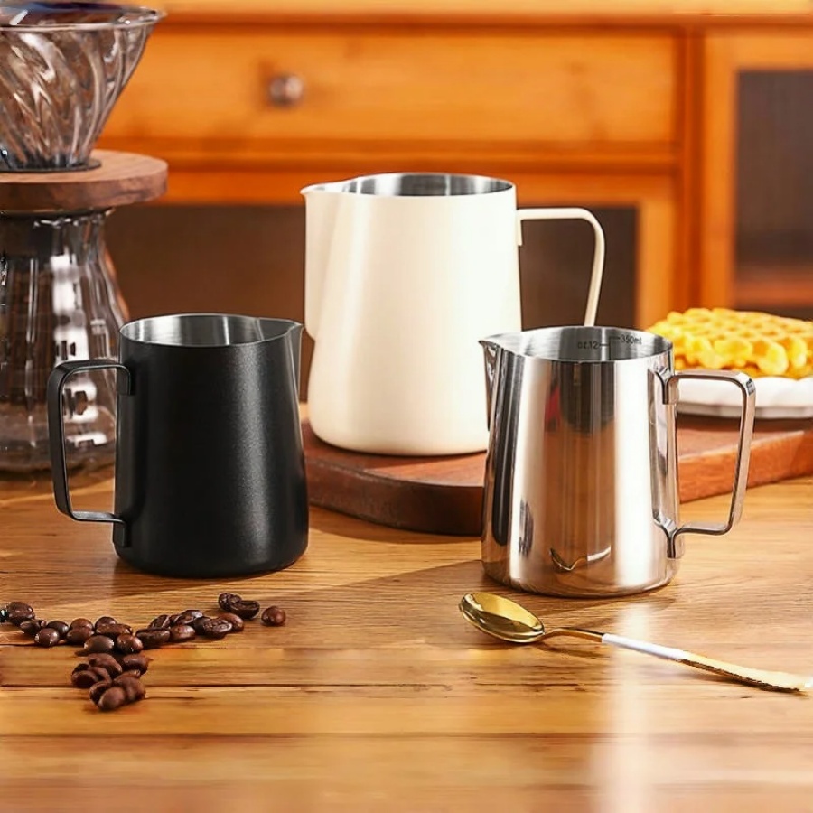 إبريق مزبد حليب القهوة 304 من  - مراجعة Milk Steaming Pitcher وسعره