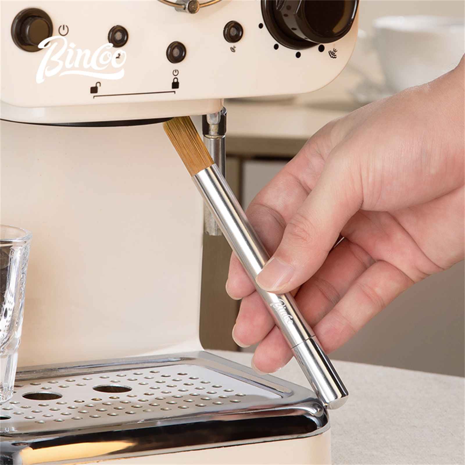 فرشاة القهوة Bincoo، أداة تنظي - مراجعة Coffee Equipment Maintenance وسعره