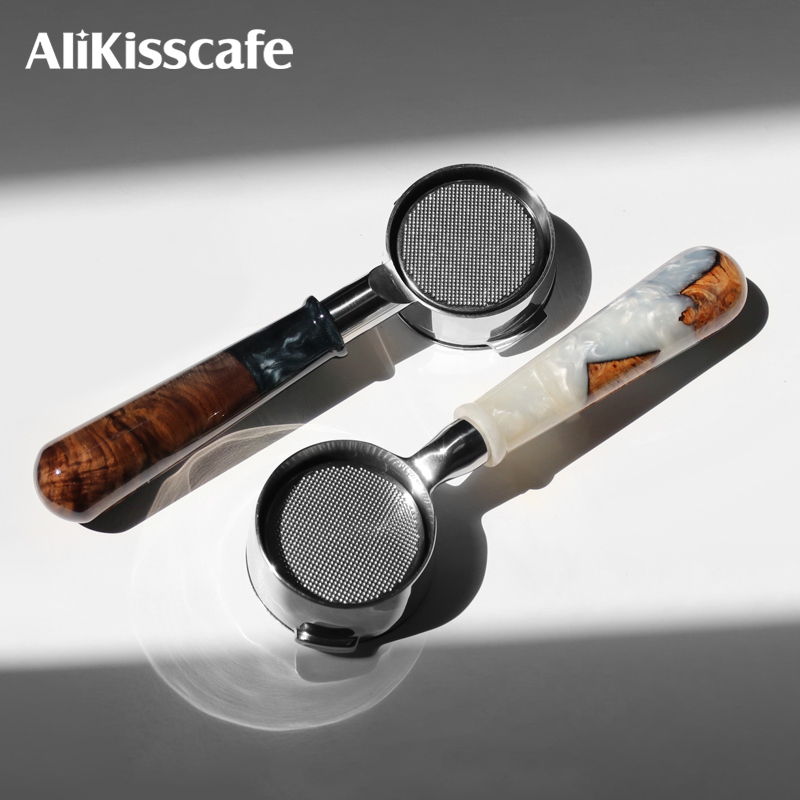 AliKisscafe 51 مللي متر فلتر ا - مراجعة Naked Portafilter Bottomless وسعره