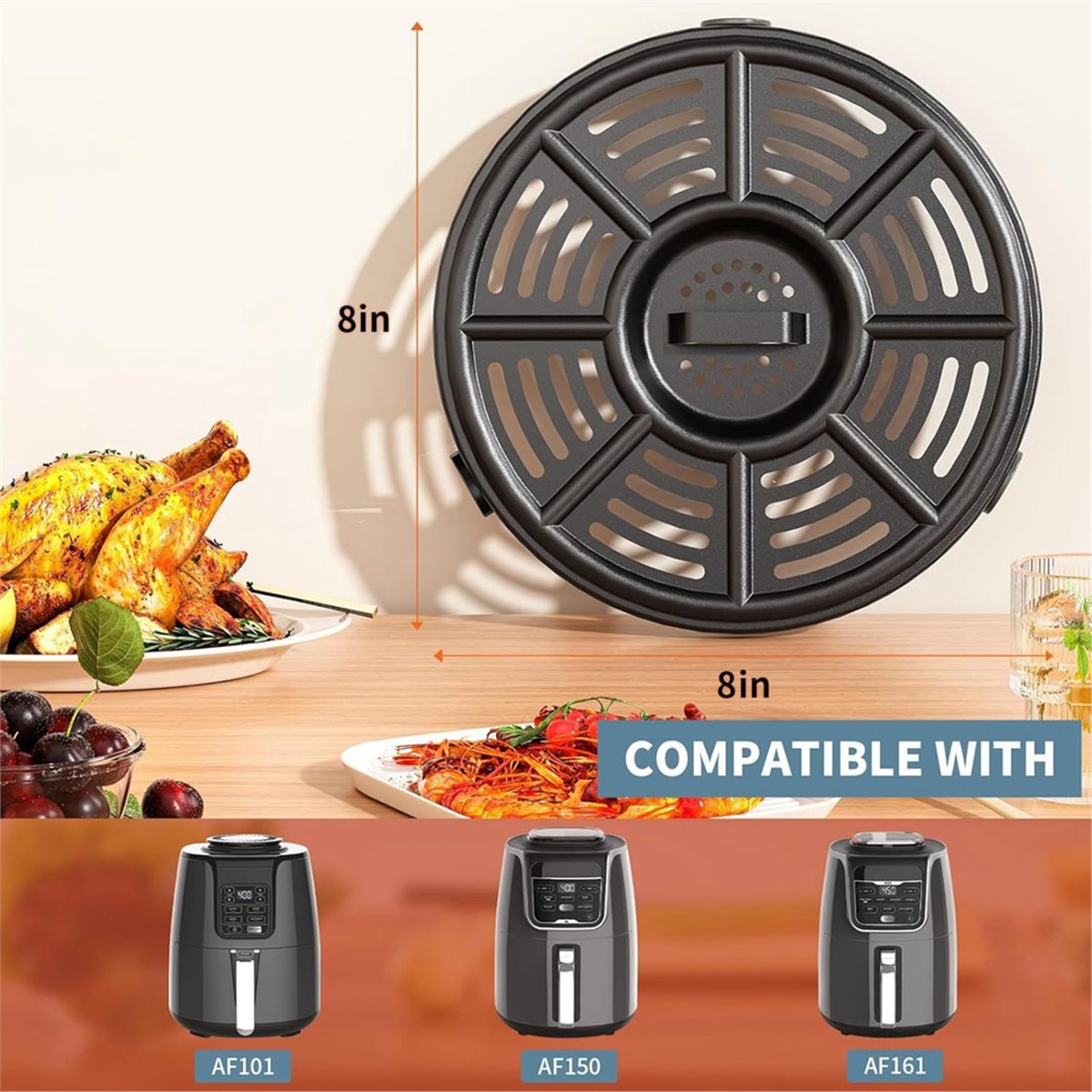 صينية قلاية هوائية بديلة (A14E - مراجعة Ninja Air Fryer Af101 وسعره