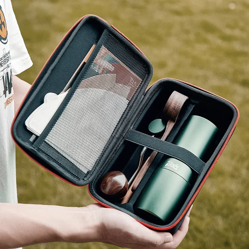 المحمولة اليد تهز الفول طاحونة - مراجعة Coffee Equipment Bag وسعره