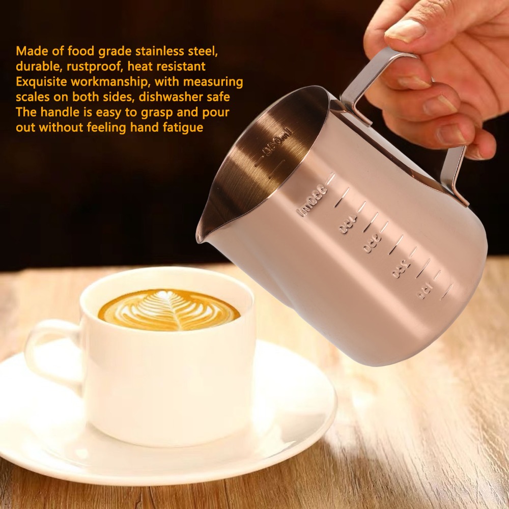 إبريق رغوة الحليب بسعة 550 مل  - مراجعة Milk Steaming Pitcher وسعره