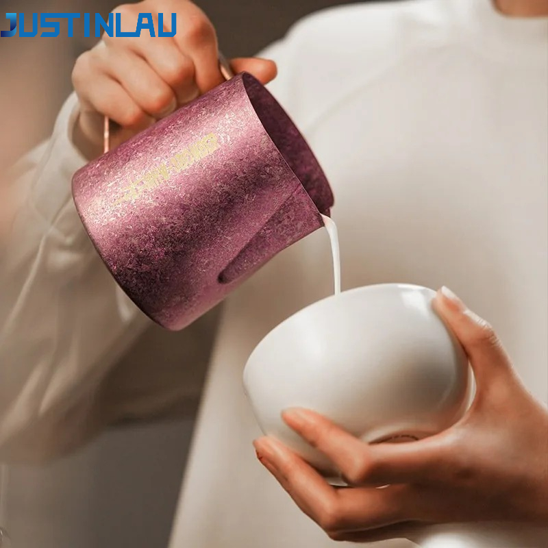 إبريق حليب من التيتانيوم النقي - مراجعة Milk Steaming Pitcher وسعره