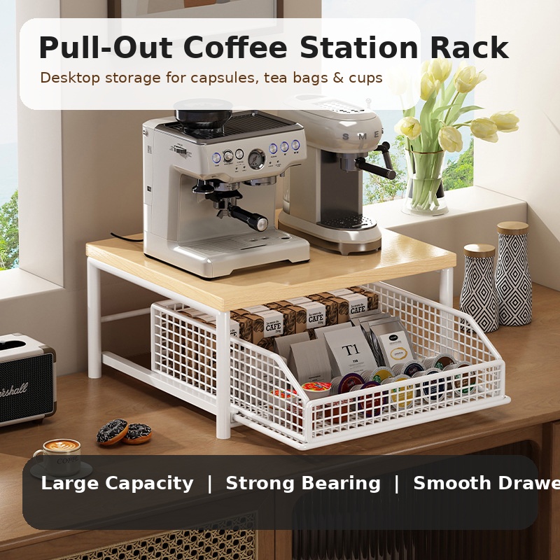 رف تخزين لماكينة القهوة مع درج - مراجعة Coffee Equipment Bag وسعره