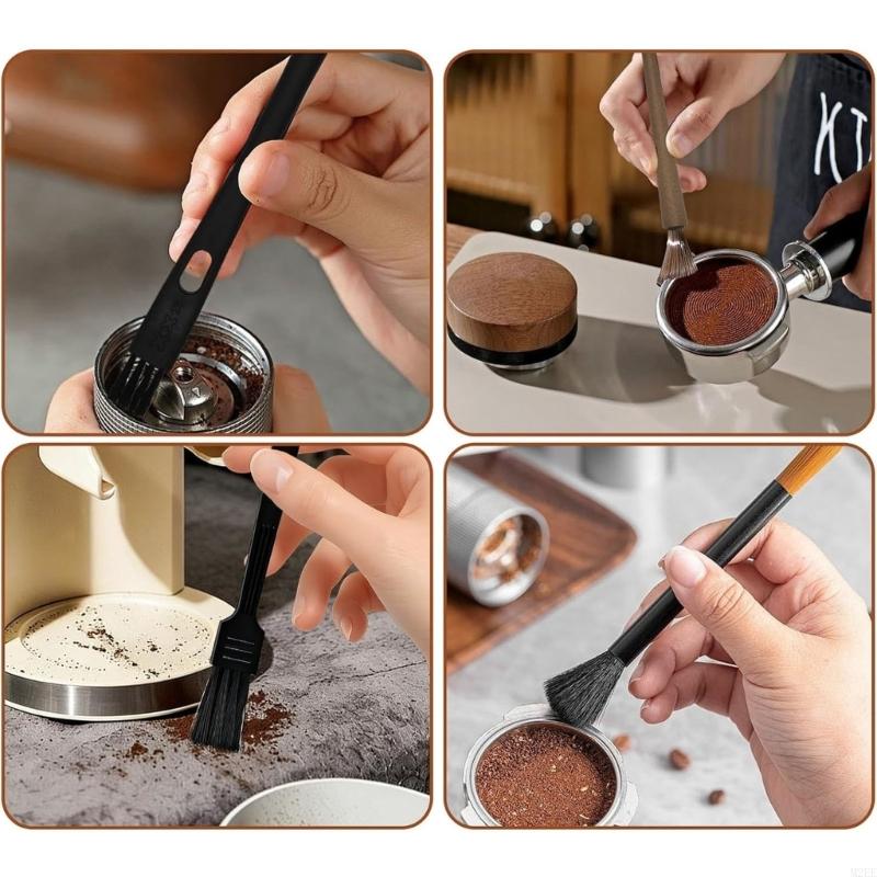 مجموعة من 4 فرش تنظيف لمعدات ا - مراجعة Coffee Equipment Maintenance وسعره